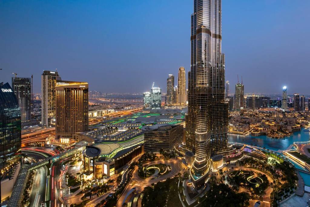 First Class 3Br With Full Burj Khalifa And Fountain View Dubai Esterno foto