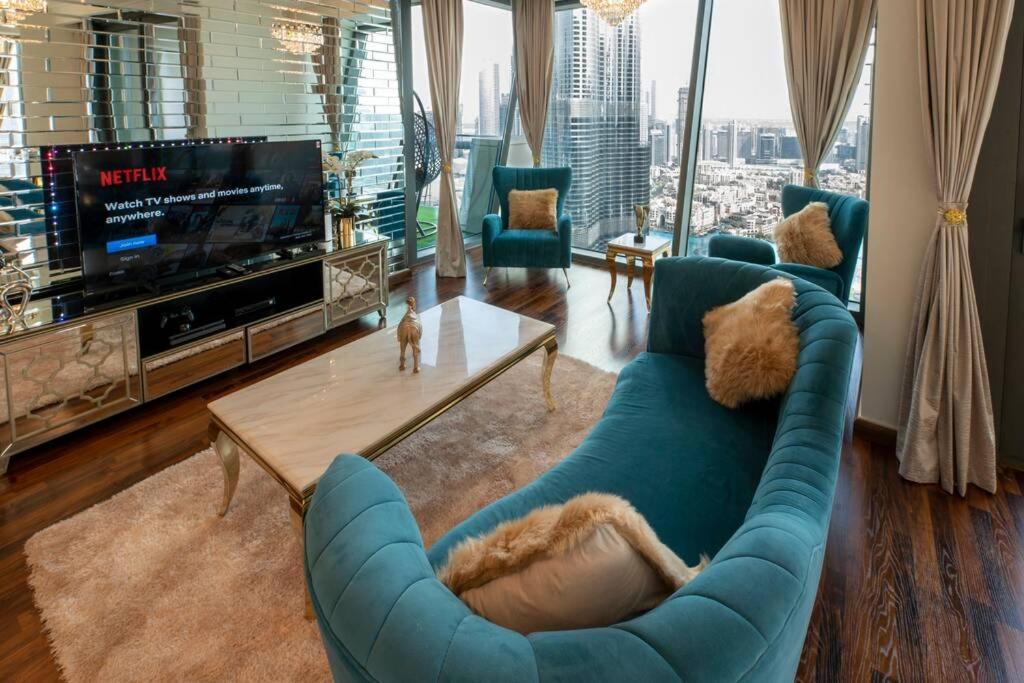 First Class 3Br With Full Burj Khalifa And Fountain View Dubai Esterno foto